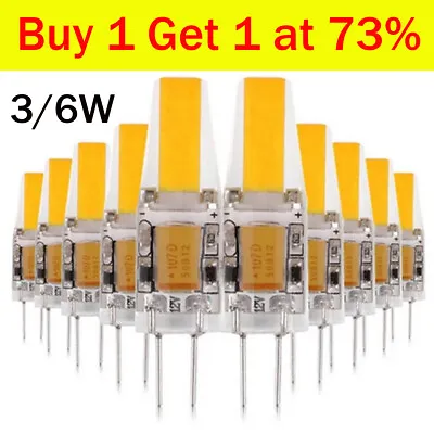 £1.19 • Buy 12V Dimmable G4 LED COB 3W 6W Light Bulb Capsule Lamp Replace Halogen Bulbs New