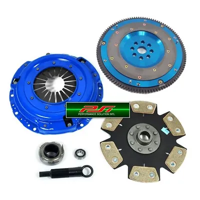 Pi Stage 4 Clutch Kit+8lbs Aluminum Flywheel 1990-1991 Acura Integra S1 Y1 B16a1 • $279