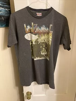 Vintage Led Zeppelin Shirt Mens Large 90s Y2K Made USA Ringer * THRASHED • $25