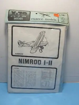1/72 Esoteric Models Vacuform Nimrod I Or Ii • $20