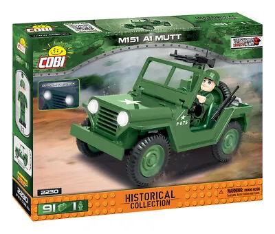 £9.97 • Buy COBI 2230 Small Army-Vietnam War-Truck M151 A1 Mutt-NEW