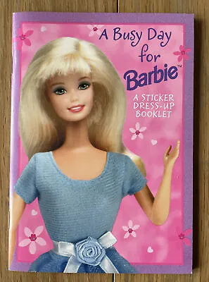 Retro 1990s ~ Busy Day For Barbie Sticker Book ~ Vintage Original Hallmark • £10