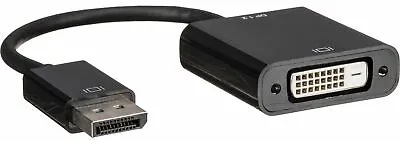 $4.50 • Buy Display Port DP To DVI Adapter Converter Cable DISPLAYPORT PC NB To LCD MONITOR