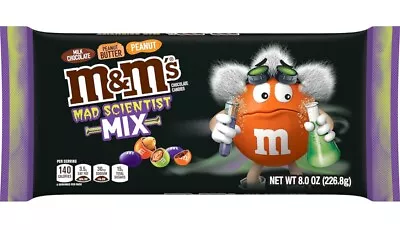 M&M's Mad Scientist Mix Chocolate Peanut Candy 8.0 Oz Ex 03/24  LIMITED EDITION  • $7.99