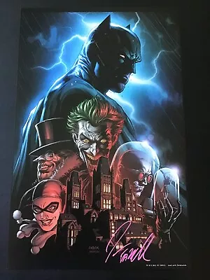 DC ANNUAL BATMAN 1 Art Print SIGNED By JASON FABOK Art Print COVER • $49.99