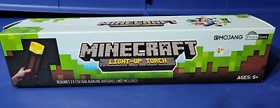 THINK GEEK MOJANG Minecraft Light Up Torch New Sealed Box  • $19.98