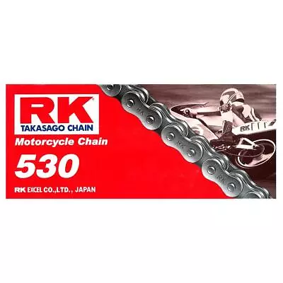 RK CHAIN 530-114L-Standard Non O Ring Road Chain-Suits Motorcycles Under 400cc • $59.95