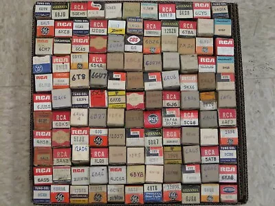 $24.75 • Buy Box Lot -- 121 Vintage TV / AUDIO / GUITAR / AMPLIFIER / HAM / RADIO Tubes
