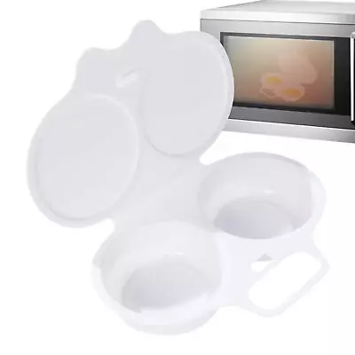 Microwave Egg Poacher Plastic PP Kitchen Fried Egg Kit DIY Egg Kit • $8.45