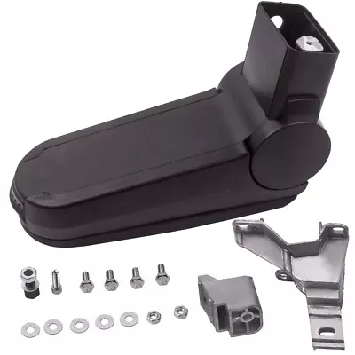 Front Black Leatherette Center Console Armrest Fit For VW Jetta Golf Mk4 Passat • $45.20