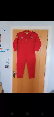 Red Arrows RAF Kids Replica Pilot Flying Suit - Officially Licensed Size 6/7 • £15