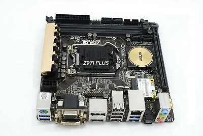 1PCS USED Asus Z97I-PLUS LGA 1150 DDR3 MINI ITX M.2 WIFI • $345.96