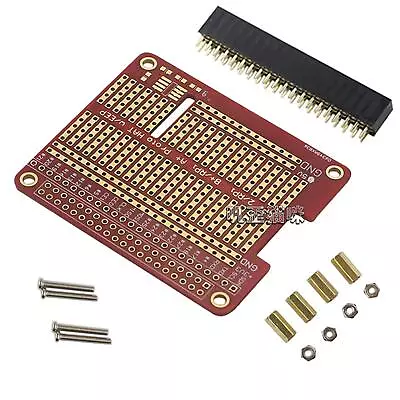 40-Pin GPIO Extension Board DIY Proto HAT Shield For Raspberry Pi 3B/3B+/4B • $6.47