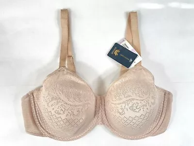 NWT Wacoal Women’s 38D Visual Effects Underwire Minimizer Bra 857210 Sand • $37.99