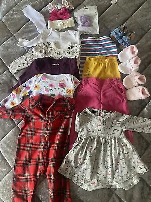 Baby Girls Bundle￼Age 6To 9 Months.    ( Lot 28) • £12