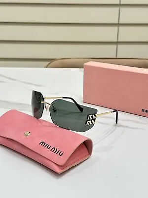 New Miu Miu Sunglasses MU 54YS Wrap Women Sunglasses Italy Authentic • $209.99