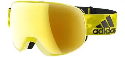 $167.20 • Buy Adidas PROGRESSOR S AD82 Shiny Bright Yellow/Gold Mirror Unisex Ski Goggles