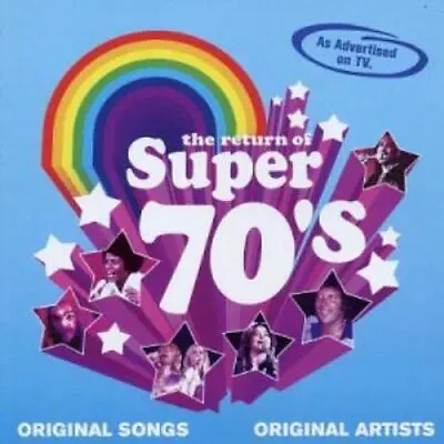 Various Artists : The Return Of Super 70's CD 2 Discs (2003) Fast And FREE P & P • £2.40