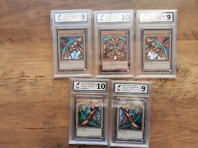 £37 • Buy Complete Exodia The Forbidden One Yu-Gi-Oh! YGLD RKT GEM MINT 10 Graded Bundle