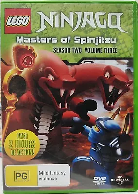 LEGO Ninjago - Masters Of Spinjitzu : Series 2 : Vol 3 (DVD 2011) Free Postage • $4.50