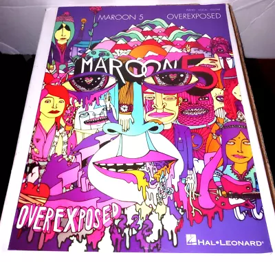 Maroon 5 Overexposed Songbook - Sheet Music - Piano Vocal Guitar - Good • $9.99