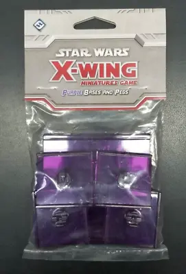 Star Wars X-Wing Miniatures PURPLE Bases And Pegs NEW SEALED • $8.99