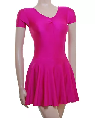 £15.50 • Buy Leotard Dress Short  Sleeve Gath'd Bust- Ballet Colours - (JENNY)..