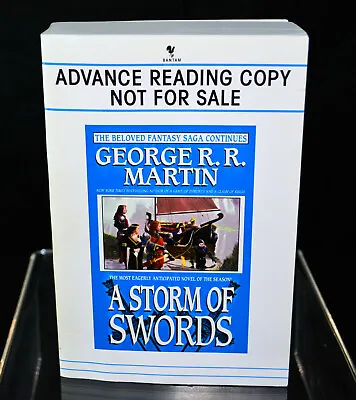 SIGNED A Storm Of Swords George R R Martin Uncorrected Proof ARC Advance Copy • $950