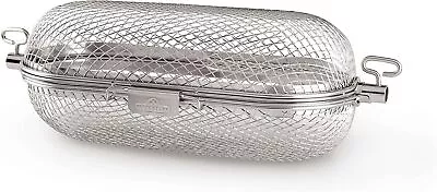 64000 Rotisserie Basket Grill Accessory Stainless Steel • $54.99