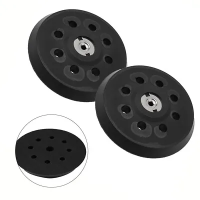 Upgraded Material 2pcs 125mm Support Plate Sanding Pad For Metabo Sanders • £31.46
