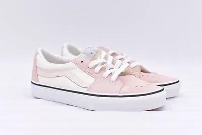 Women's Vans Sk8-Low 2-Tone Suede Lace Up Skate Shoes Rose Smoke Pink Size 10 • $37.49