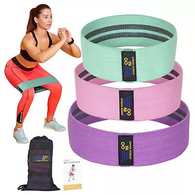 Resistance Booty Bands & Exercise Fitness Fabric Band For Hip And Glute Workout  • $22.99