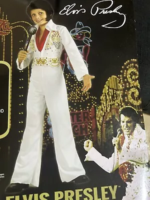 Elvis Presley- Halloween Costume -Rubie's - Boy's M 8-10 New! • $40