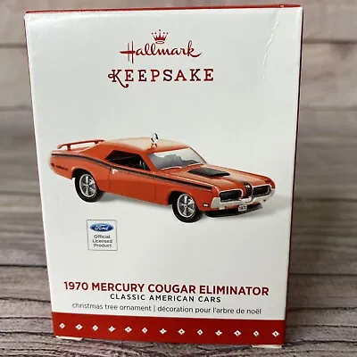 1970 Mercury Cougar Eliminator Classic Cars #25 CHRISTMAS Hallmark ORNAMENT 2015 • $19.99