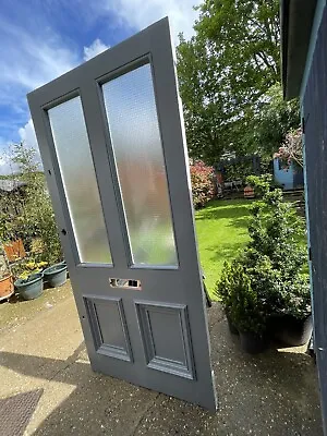 £595 • Buy Large Old Antique Reclaimed Victorian Edwardian  External Front Door