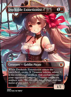 Dockside Extortionist V4 - Anime Waifu High Quality Altered Art Custom Cards • $7.99