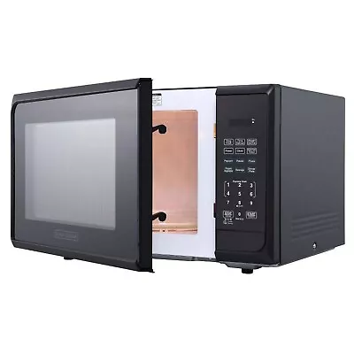 BLACK+DECKER 1.1 Cu Ft 1000W Microwave Oven - Stainless Steel Black • $79.99