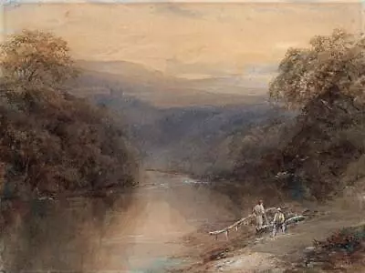 Edward Tucker (1825-1909) Watercolour Painting Barden Tower Wharfedale Yorkshire • $422.35