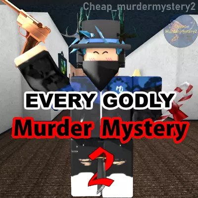 Roblox Murder Mystery 2 MM2 Super Rare Godly Knives And Guns *FAST DELIVERY* • $1.99