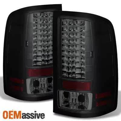 Fits *Black Smoked* 2007-2013 GMC Sierra 1500 2500HD 3500HD LED Tail Lights Set • $145.99