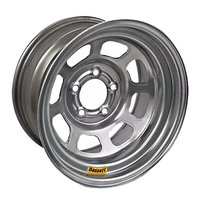 Bassett 95852 15X8 Excel D-Hole 5x5 2  Backspace Silver Wheel • $77.99