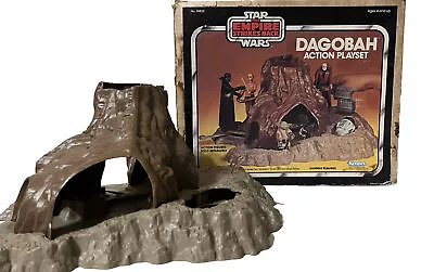 STAR WARS Vintage Dagobah Playset W/Box Kenner 1980 • $24.99