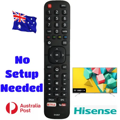 FOR HISENSE TV Remote Control EN2B27 OEM RC3394402/01 3139 238 40K321UW 50K321UW • $10.99