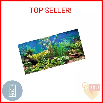 AWERT 48x24 Inches Aquarium Background Aquatic Plant River Bed & Lake Fish Tank  • $16.46