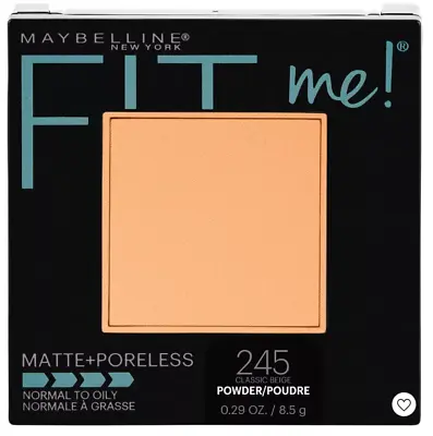 Maybelline Fit Me Matte + Poreless Pressed Powder Makeup In 245 Classic Beige • $5