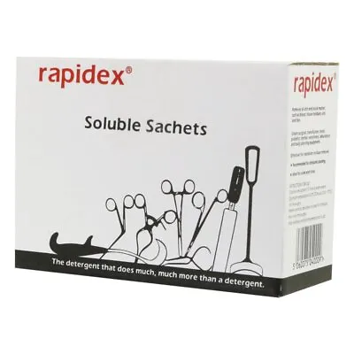 10 X 12g Sachets RapidEx Ultrasonic Cleaner Detergent Tattoos/Piercing Studios • $22.03