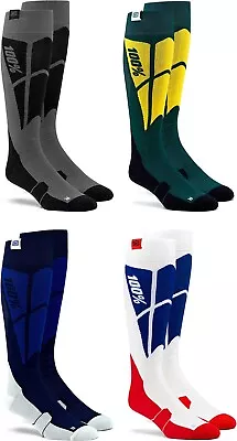 100% Hi Side Performance Moto Socks - Motocross Dirt Bike Offroad MX ATV Mens • $34.26