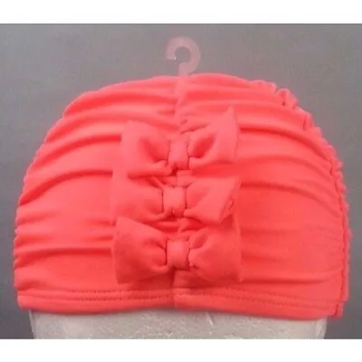 NWT NEW Gymboree Hat Girls Beach Sun Swimmers Swimsuit Pink Hat Cap Size 2T -3T • $16.98