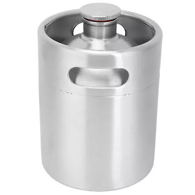 2L Beer Keg Mini Stainless Steel Beer Barrel With Spiral Lid For Home Brewing JY • $60.39