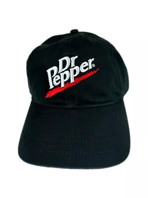 Dr Pepper Captiv8 Promotions Hat Adjustable Cap OSFM Black Vtg Y2K 90s Logo NEW • $39.99